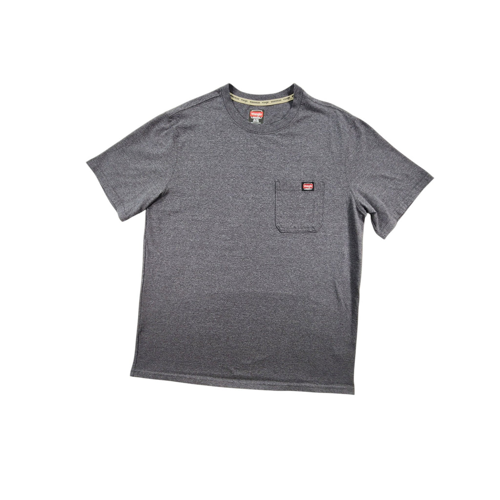 Wrangler Workwear Men's T Shirt XL Gray Short Sleeve Crew Neck Work Tee