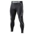 Drskin Men's Black Compression Leggings Athletic Tights Size XL