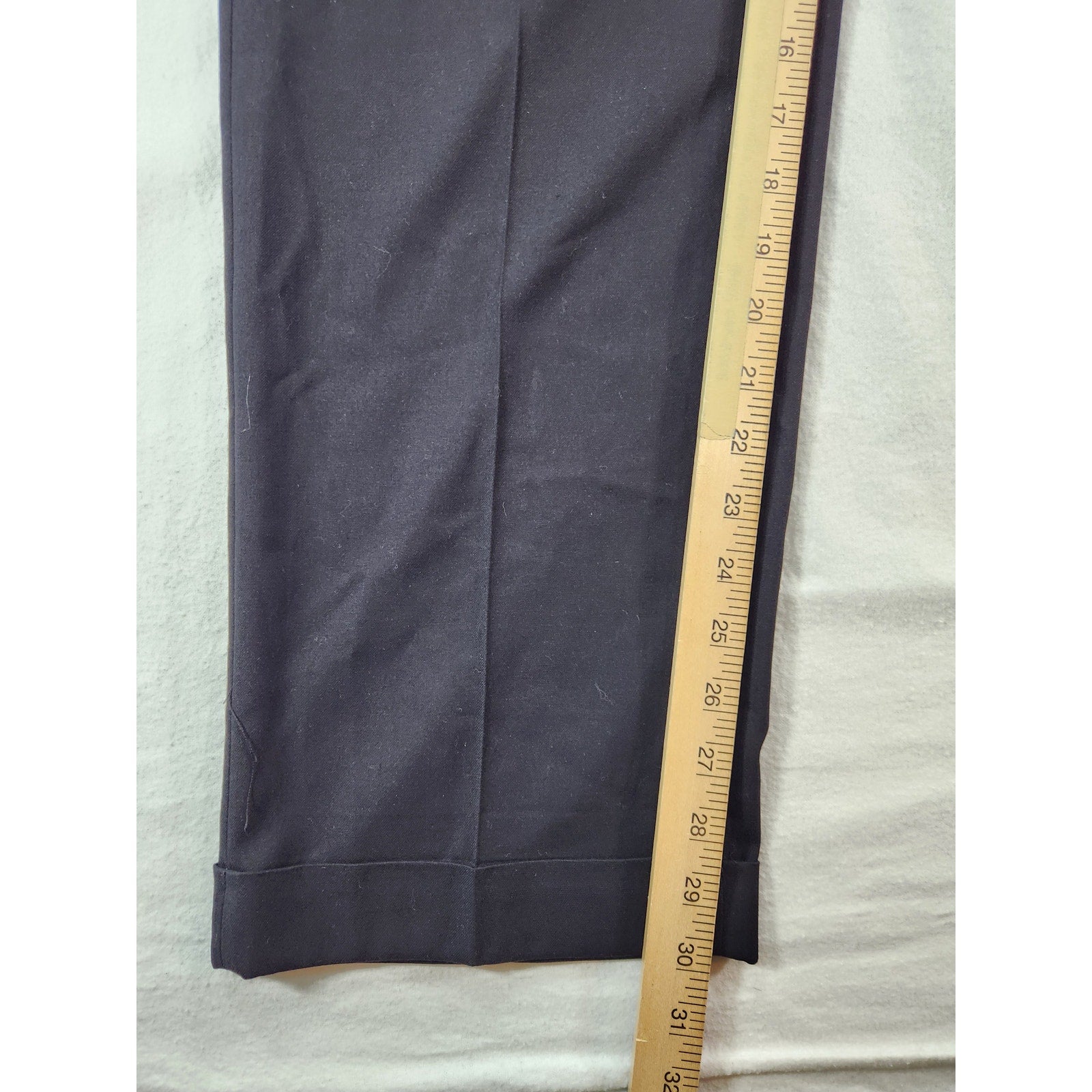 Saddlebred Motion Stretch Men's Pleated Dress Pants Black 34x30 NWT
