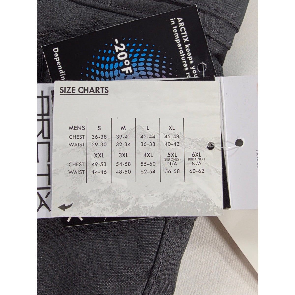 Arctix Snow Pants Cargo Ski Snowboarding Charcoal Mens XXL 44-46x32