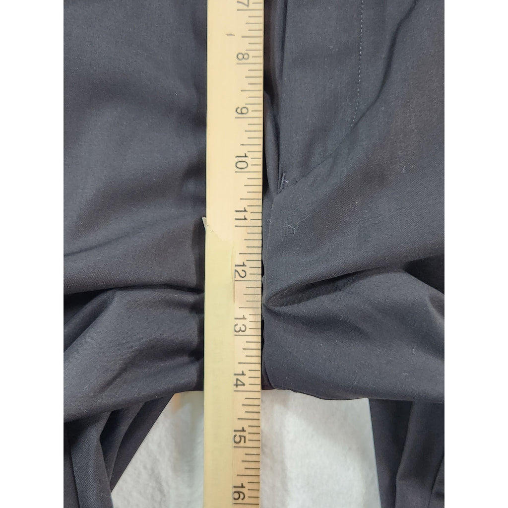 Vittorio St. Angelo Men's Pleated Black Dress Pants 50W NWT Unhemmed