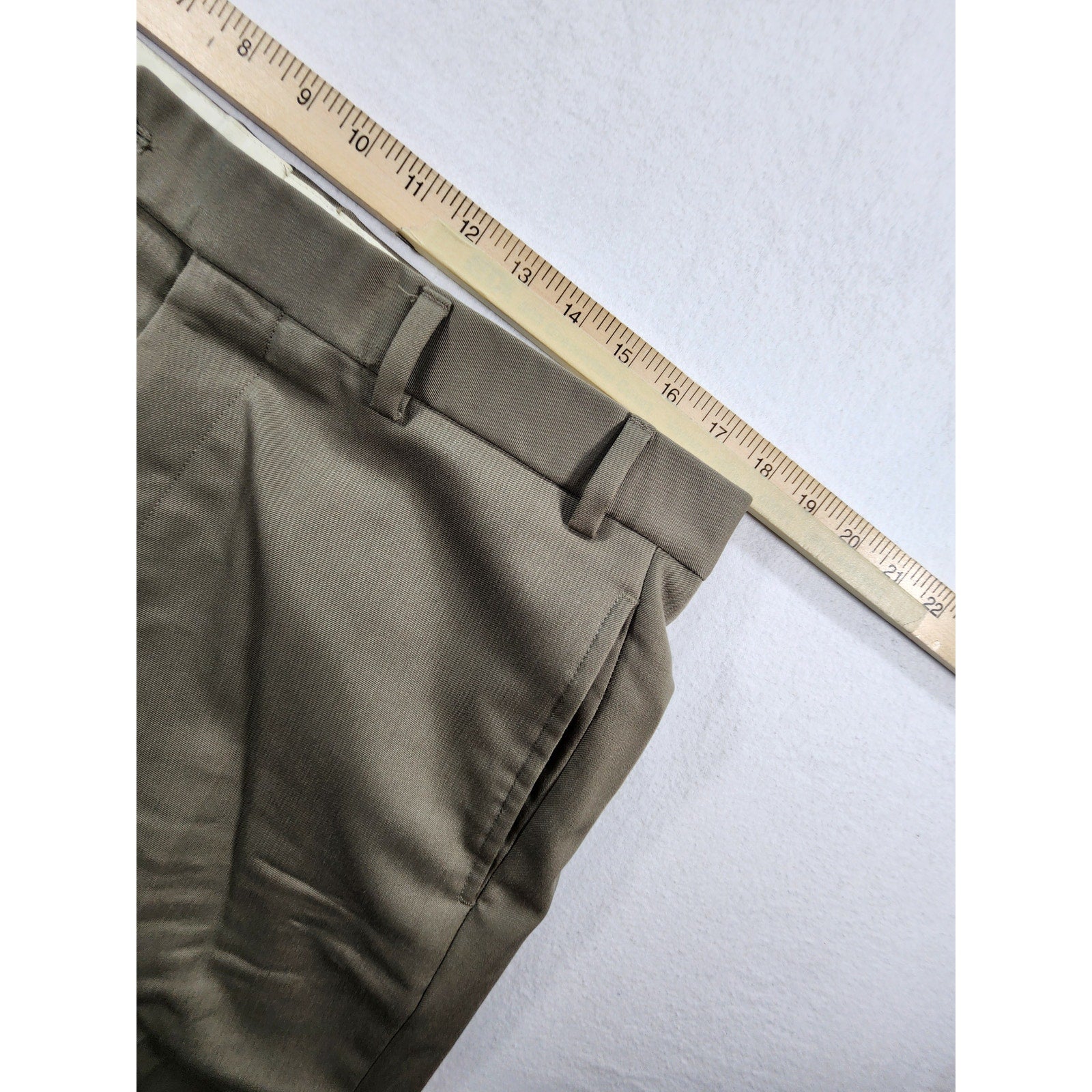 Brooks Brothers Madison Fit Men's Tan Dress Pants 34x32 Flat Front