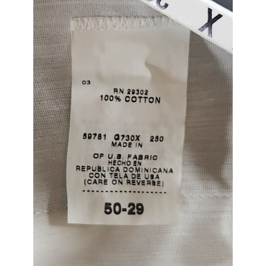 Cross & Winsor Khaki Chino Pants Mens 50x29 Stretch Comfort Waistband NWT