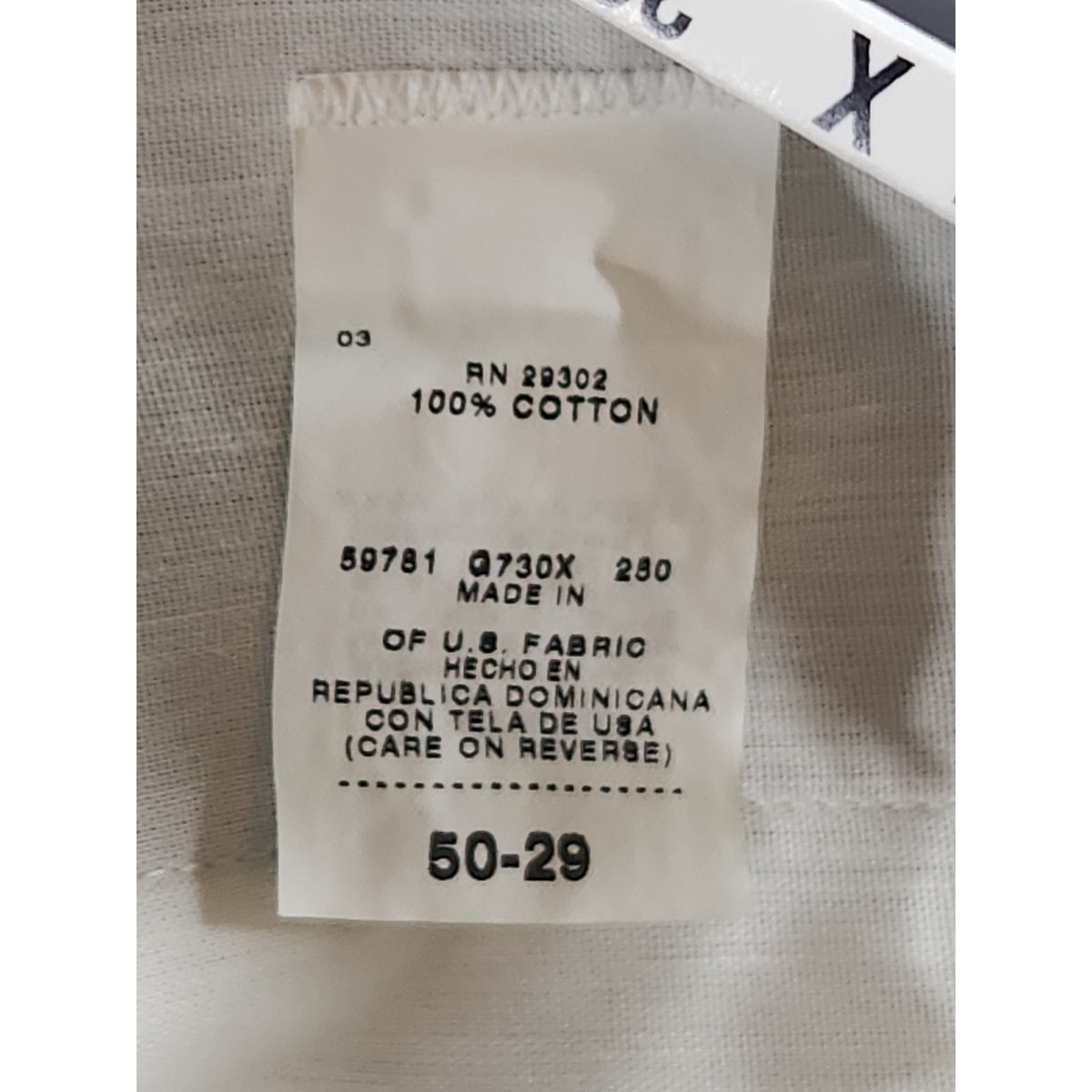 Cross & Winsor Khaki Chino Pants Mens 50x29 Stretch Comfort Waistband NWT