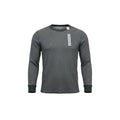 Old Navy Men's XL Gray Black Lightweight Waffle Knit Long Sleeve Shirt NWT