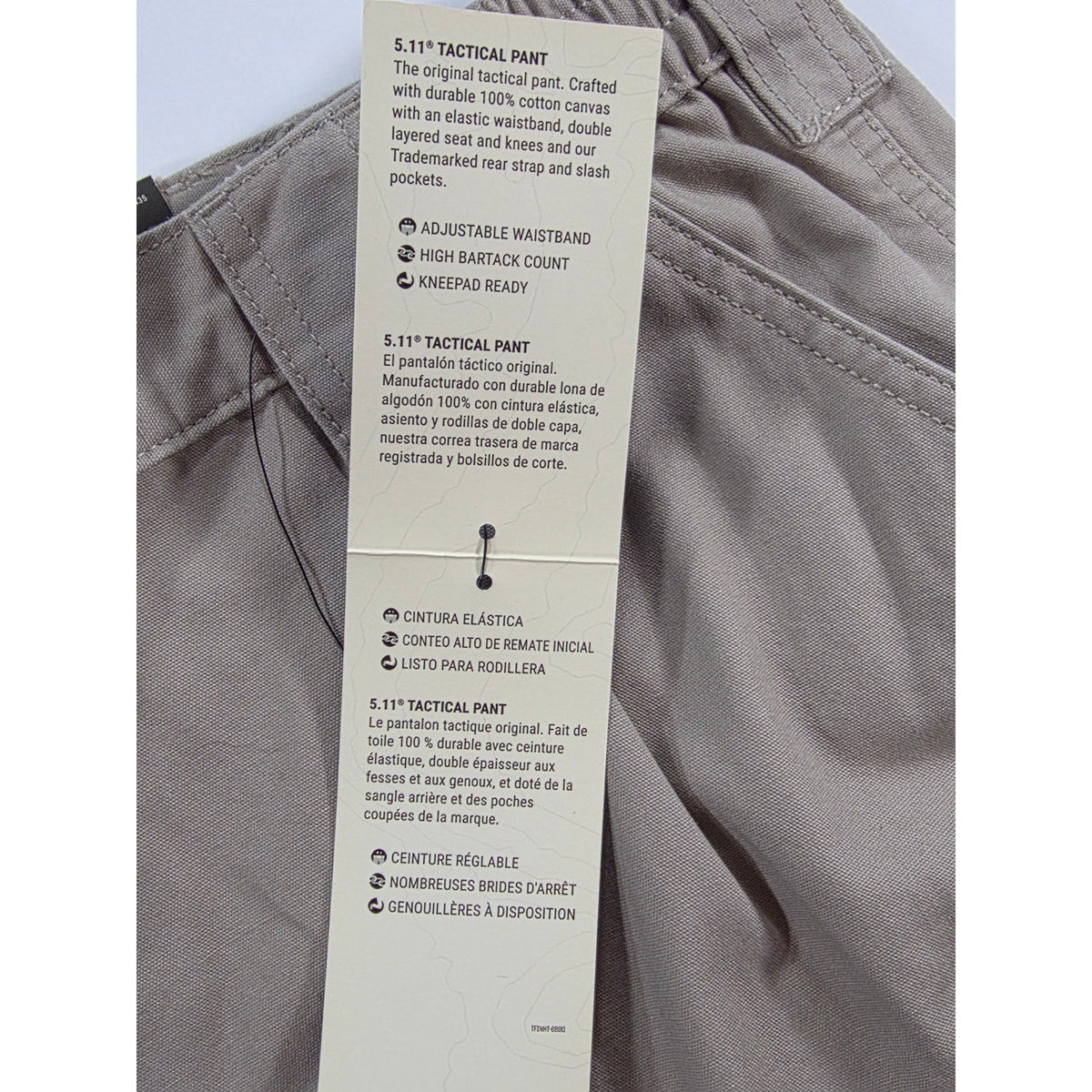 5.11 Tactical Mens Khaki Cargo Pants 44x36 NWT Tactical Workwear