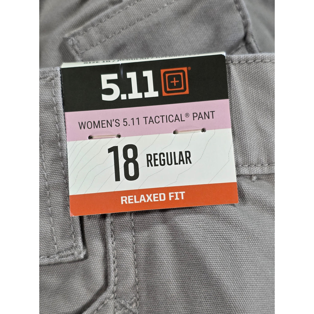 5.11 Tactical Womens 18R Original 64358 Khaki Cotton Canvas Cargo Pants NWT