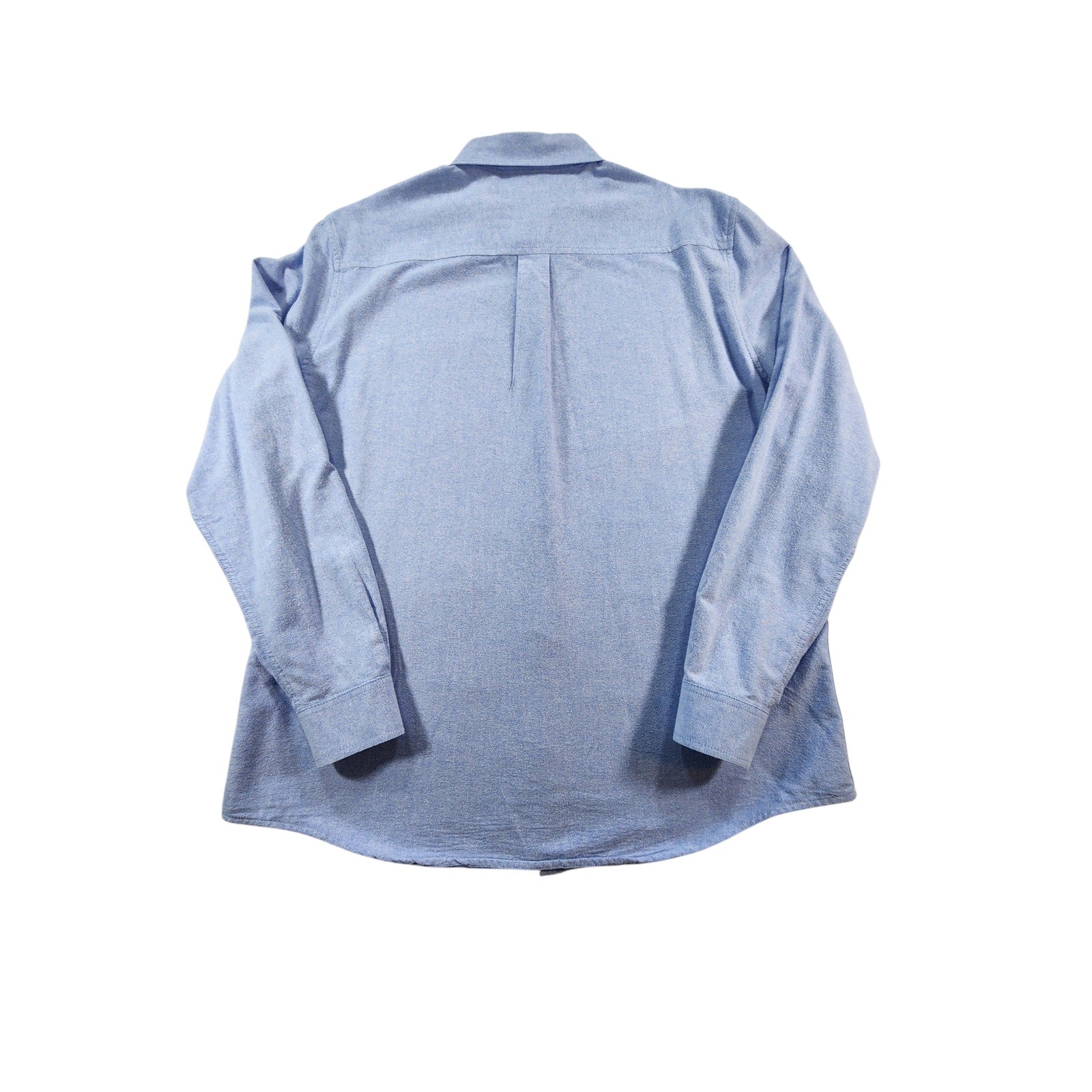 Chaps Men's Button Down Dress Shirt Blue XL Long Sleeve