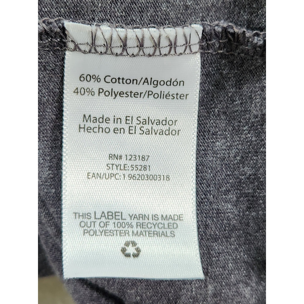Wrangler Workwear Men's T Shirt XL Gray Short Sleeve Crew Neck Work Tee
