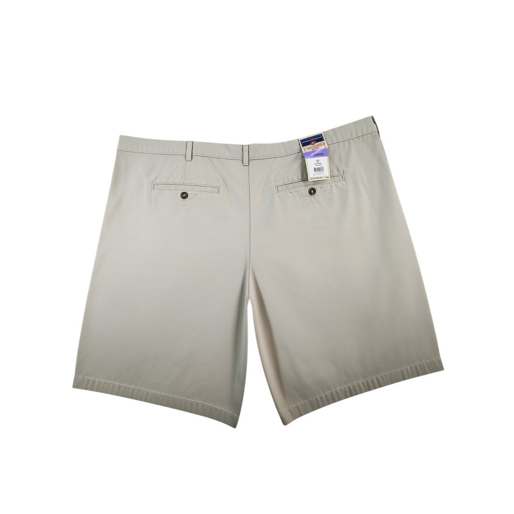 Saddlebred Men's Below the Knee Pleated Shorts Beige Size 48 NWT