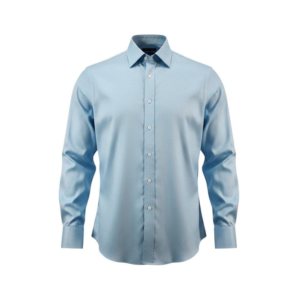 Nautica Men's Dress Shirt Blue 16.5 34/35 Long Sleeve Button Up