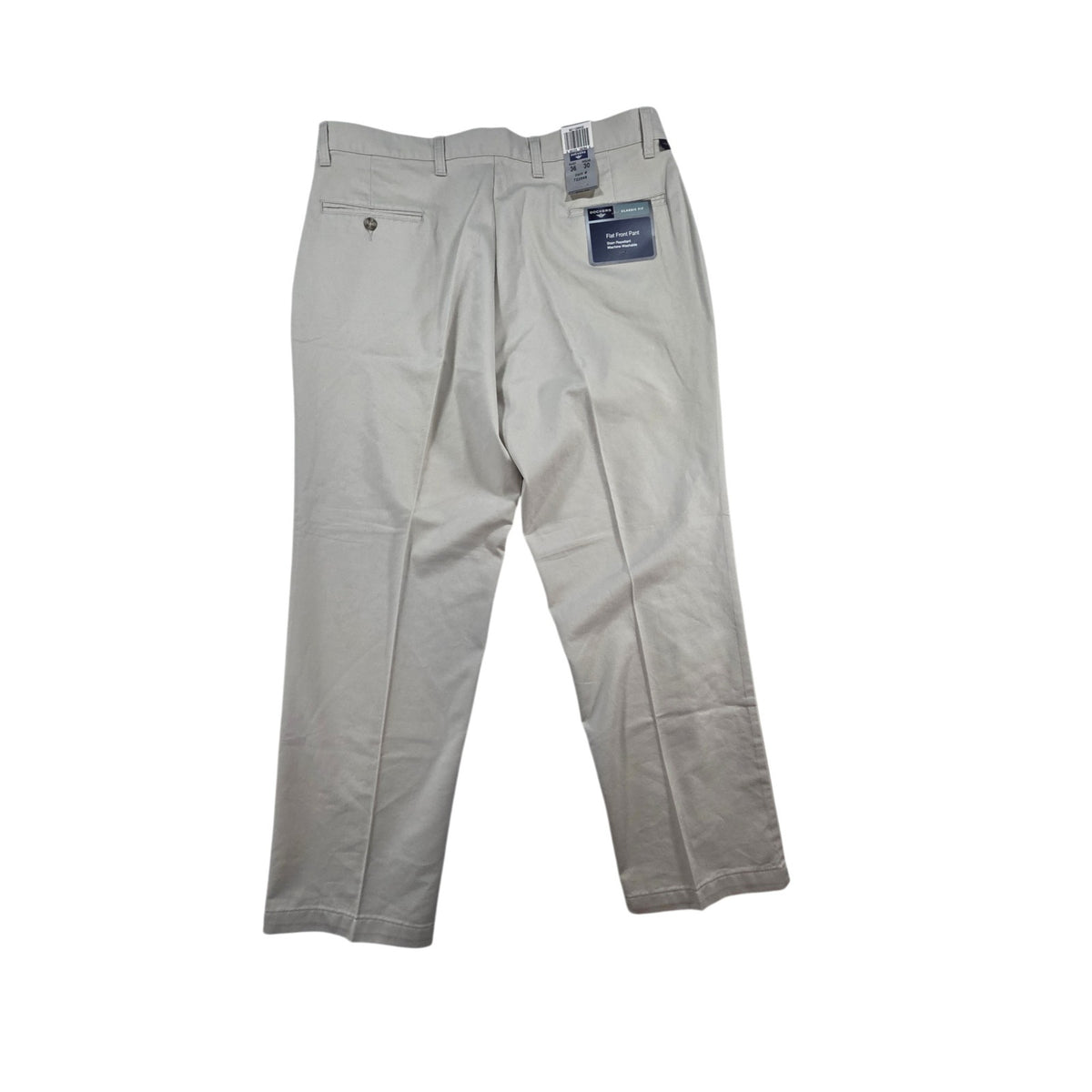 Dockers Khaki Pants Mens 36x30 Classic Fit Flat Front NWT Work Casual