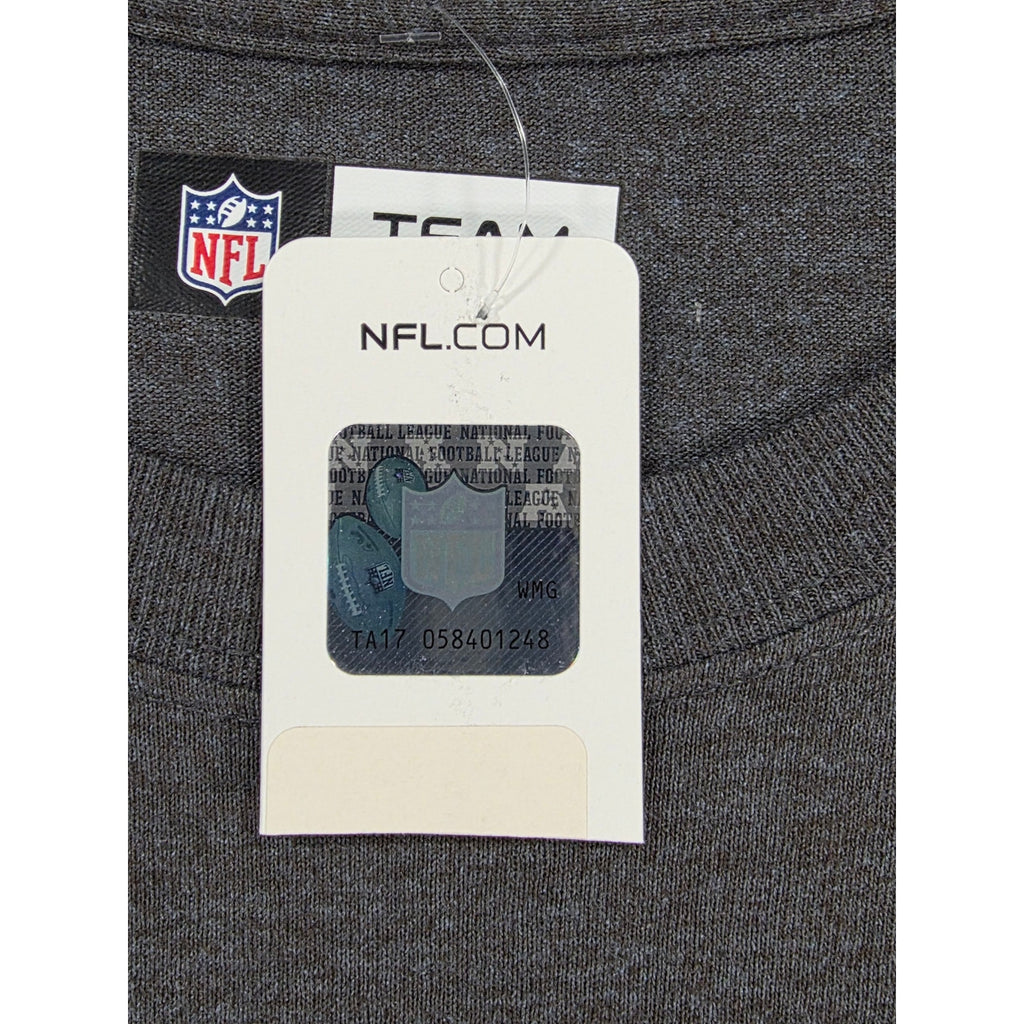 NFL Team Apparel Baltimore Ravens Logo T-Shirt Gray Mens XL NWT