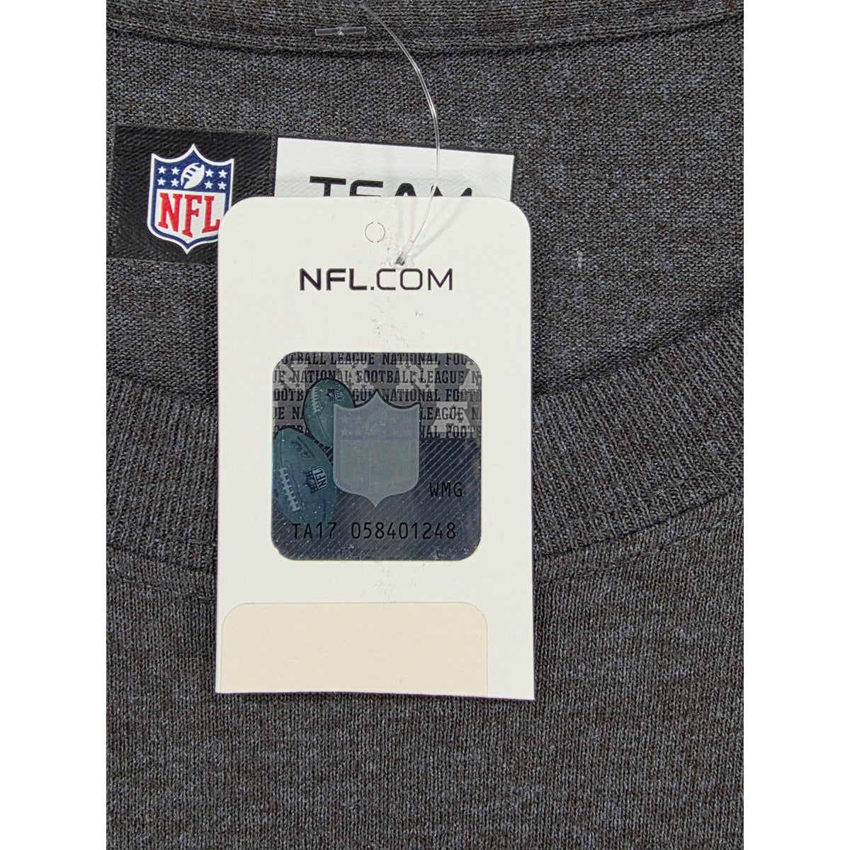 NFL Team Apparel Baltimore Ravens Logo T-Shirt Gray Mens XL NWT