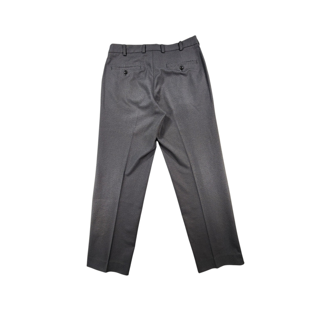 Brooks Brothers Clark Fit Men's Dress Pants 34x32 Blue Gray Flat Front