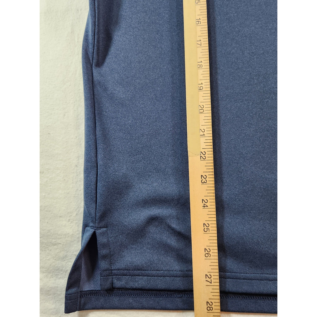 Eddie Bauer FreeDry Men's Blue Performance Polo Shirt Size L