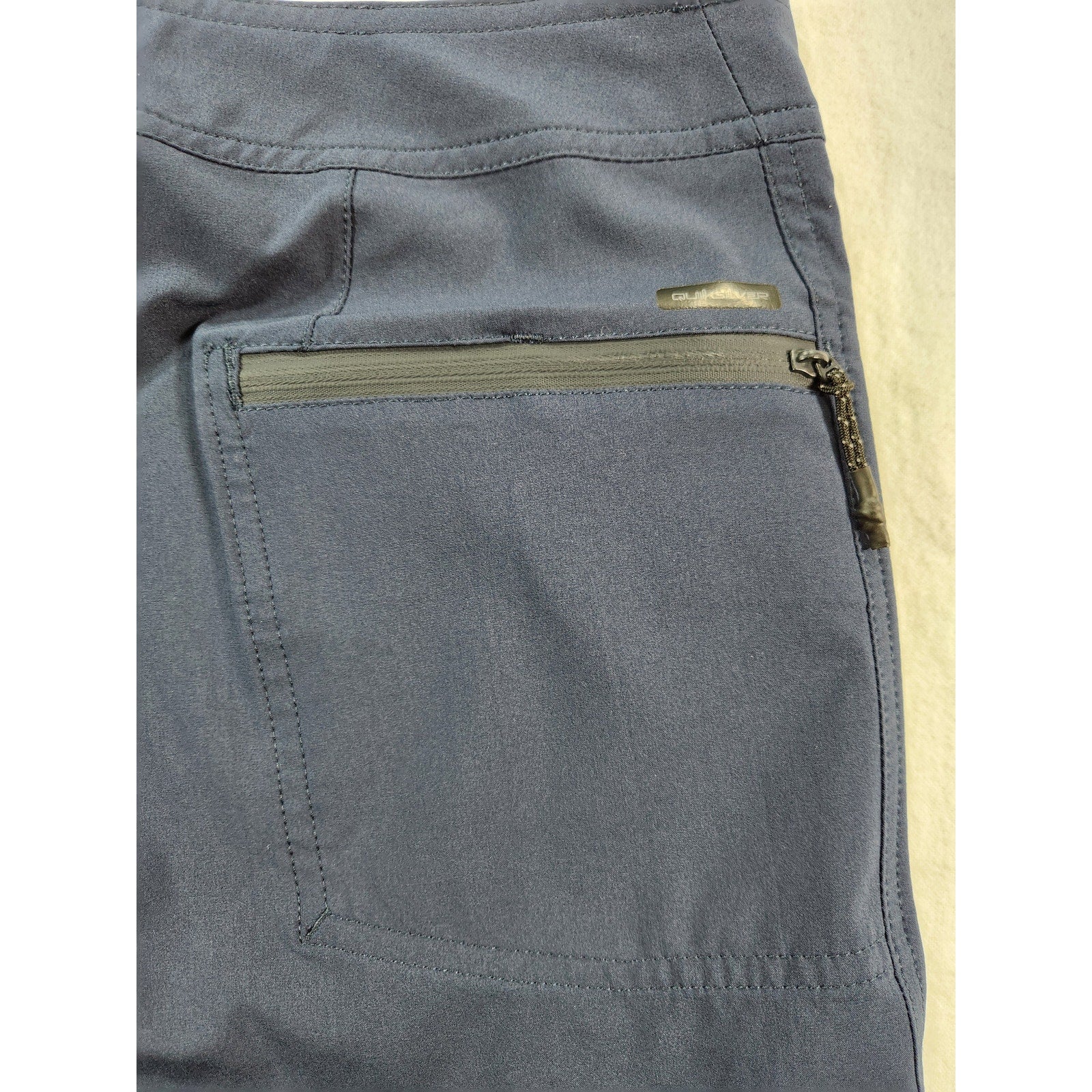 Quiksilver Highline Men's Blue Board Shorts Drawstring Size 33