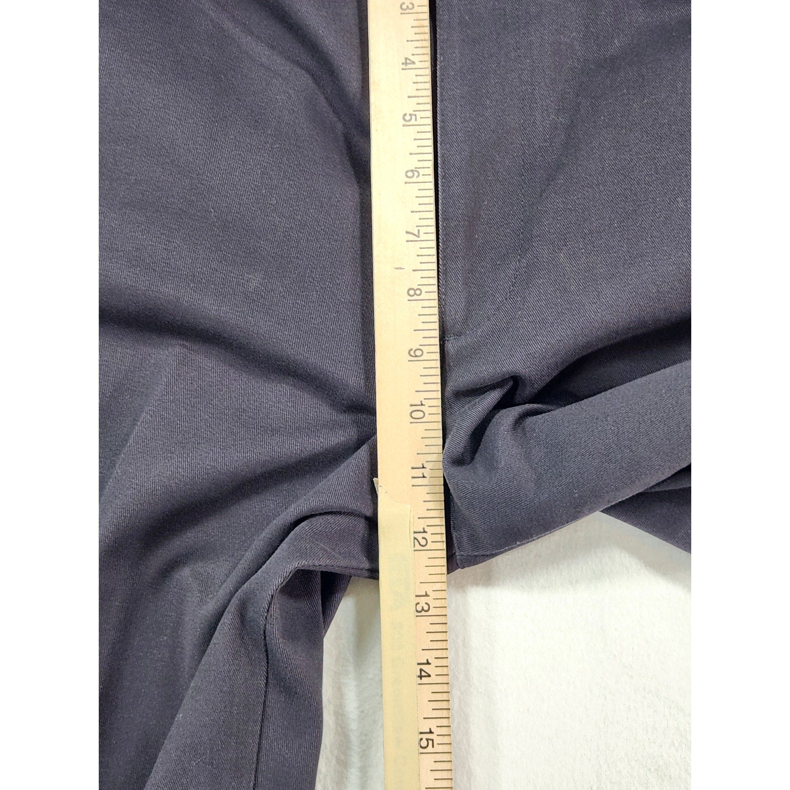Savane Men's Comfort Waist Black Khaki Pants 36x29