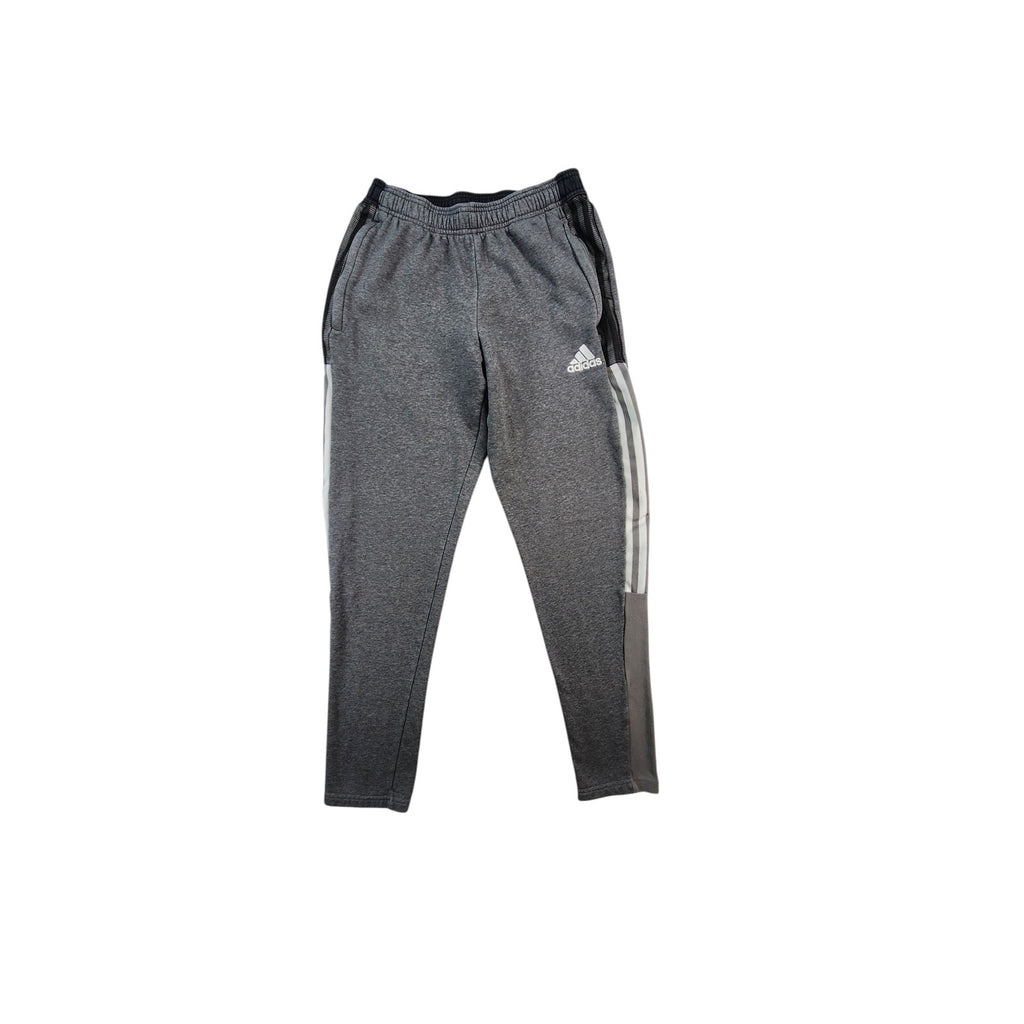 Adidas Men's Gray 3-Stripes Jogger Sweatpants Size S