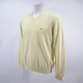 Tommy Hilfiger V-Neck Sweater Yellow – XL