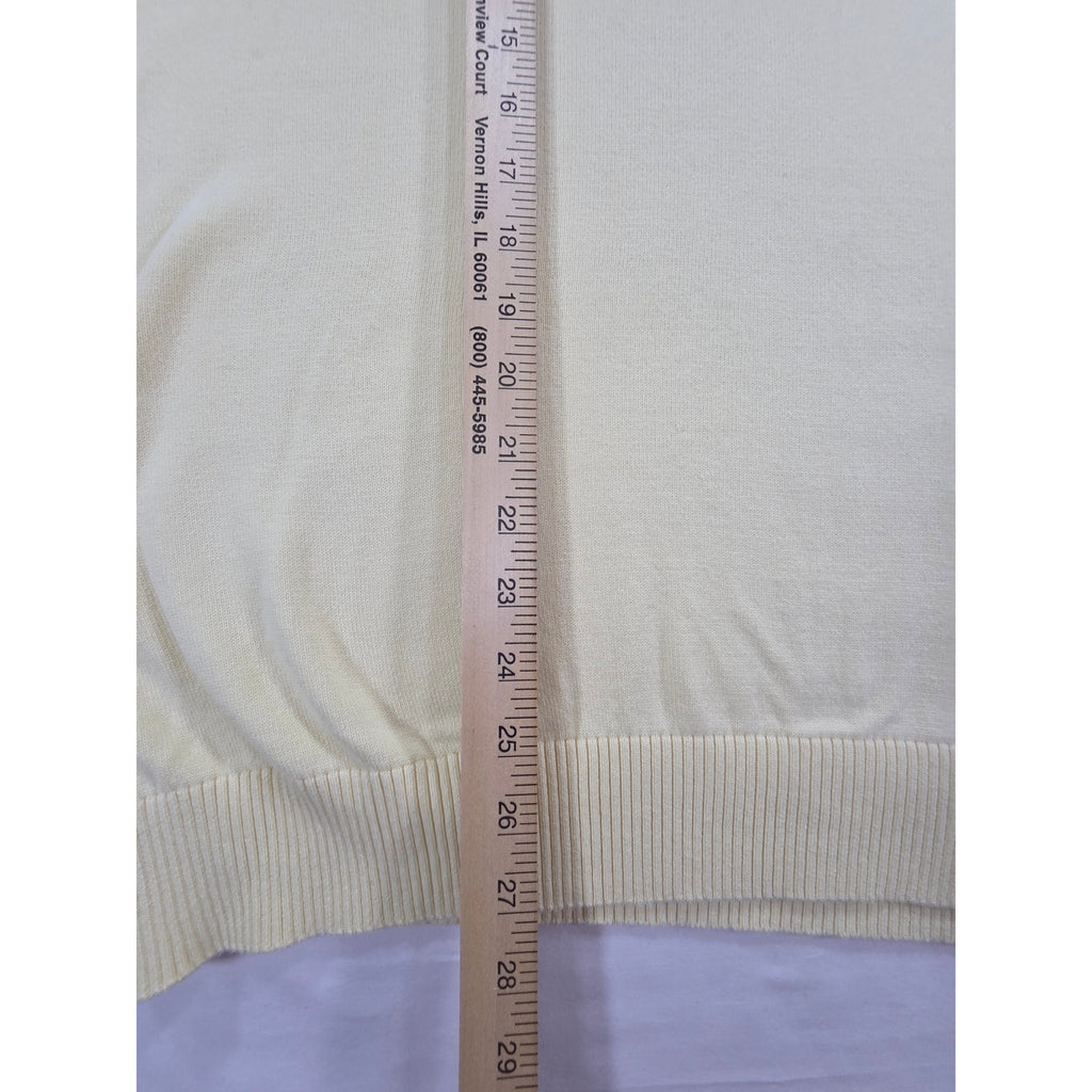 Tommy Hilfiger V-Neck Sweater Yellow – XL