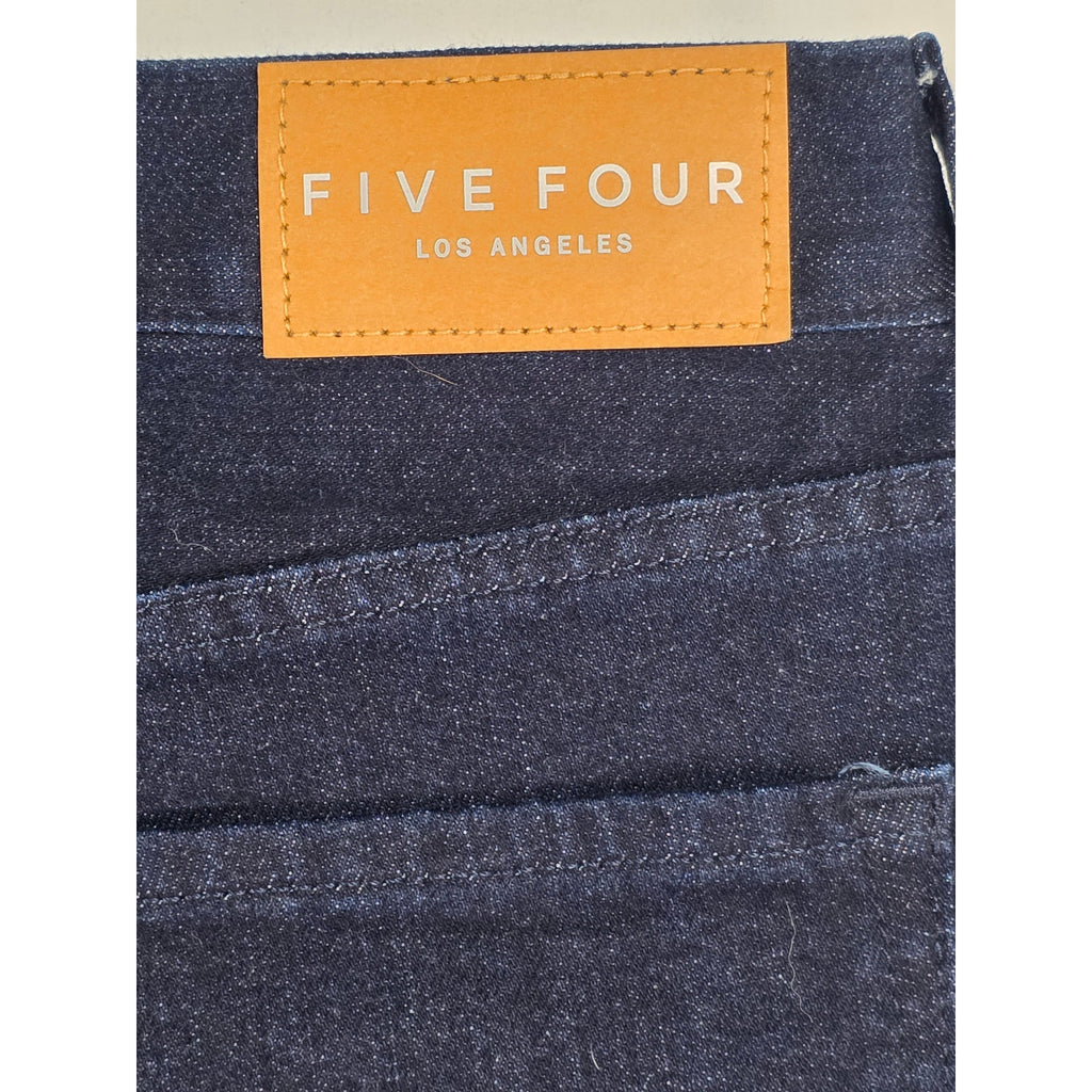 Five Four Straight Jeans Button Fly Navy Denim Womens 33 NWT