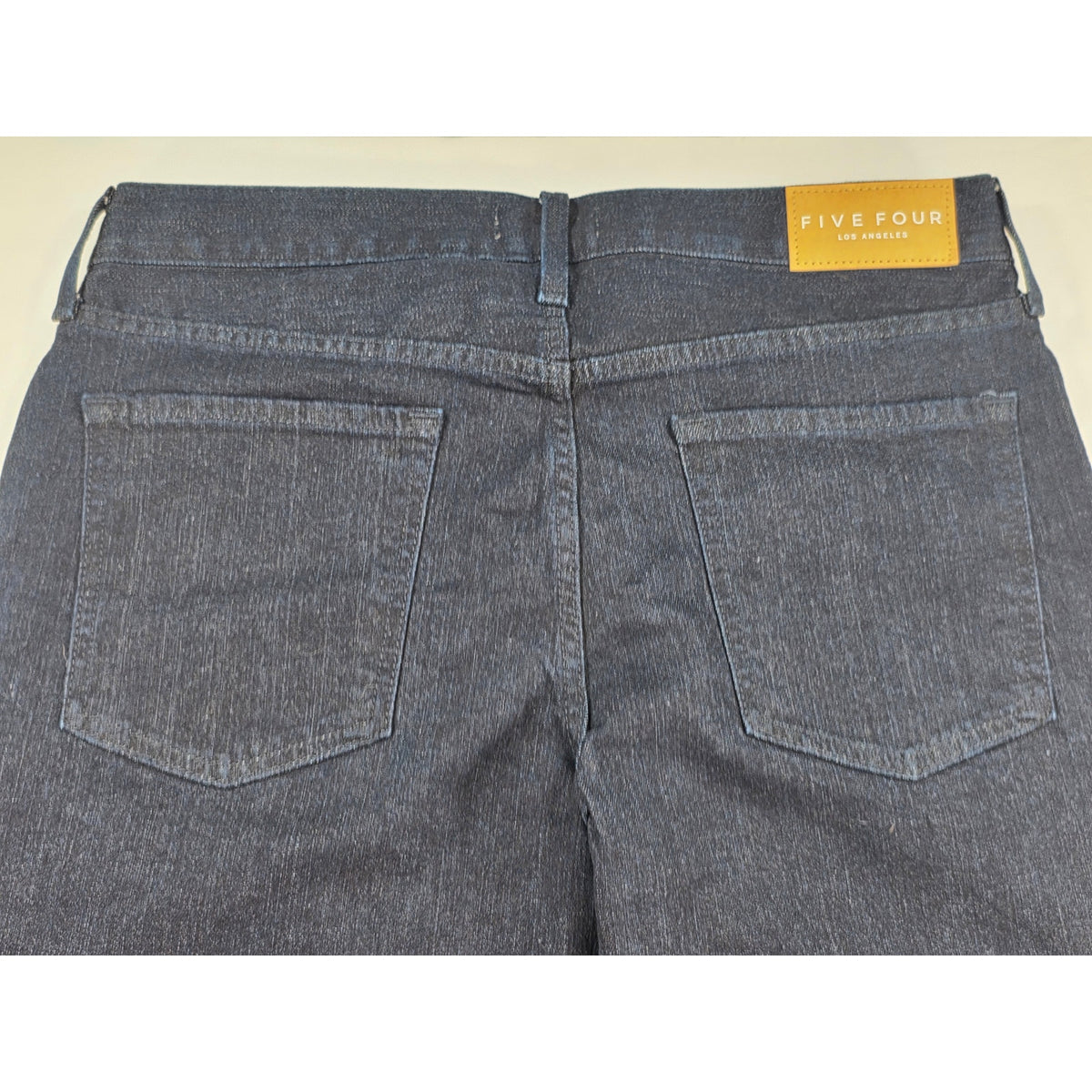 Five Four Straight Jeans Button Fly Navy Denim Womens 33 NWT