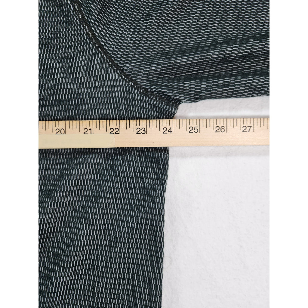 Old Navy Men's XL Gray Black Lightweight Waffle Knit Long Sleeve Shirt NWT