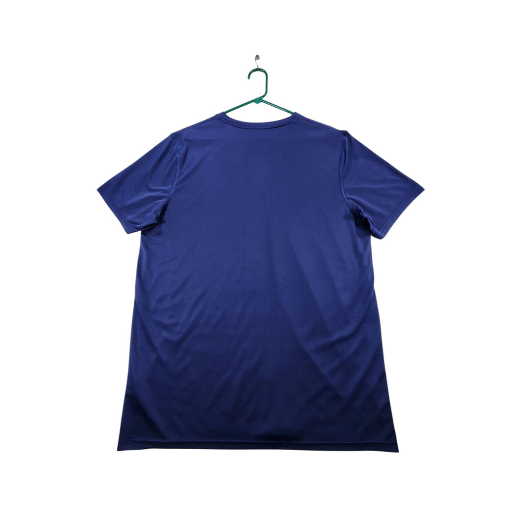 Tek Gear DryTEK Men's Athletic Shirt XL Blue Short Sleeve Performance T Shirt