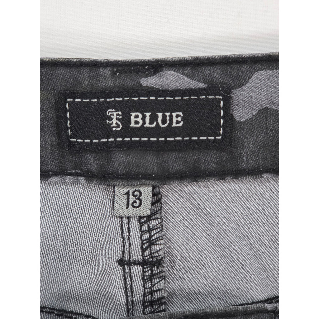 STS Blue Camo Pants Skinny Stretch Womens 13 NWT