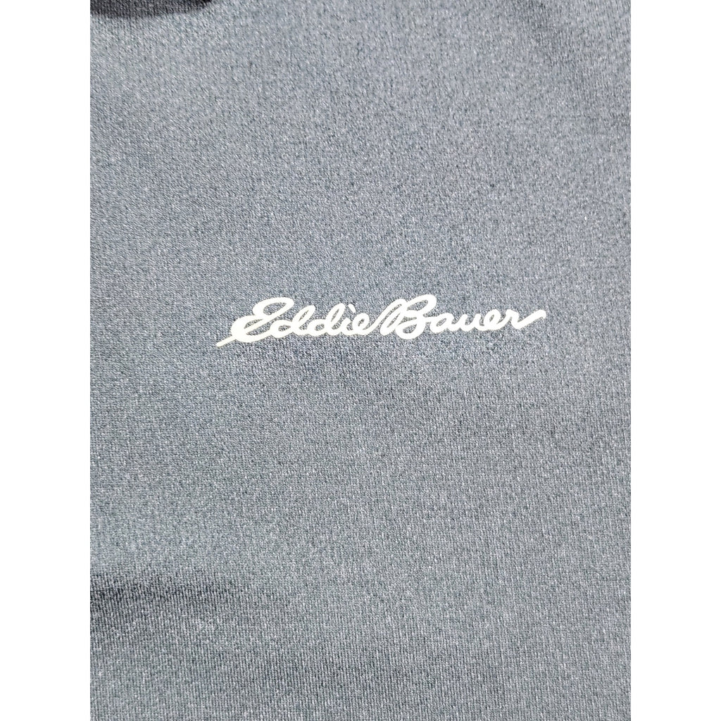 Eddie Bauer FreeDry Men's Blue Performance Polo Shirt Size L