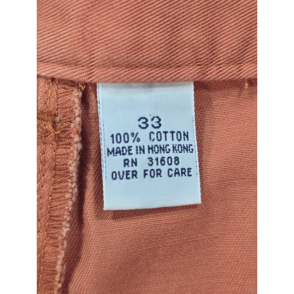 Jos A Bank Shorts Orange Pleated Classic Casual Mens 33 NWT