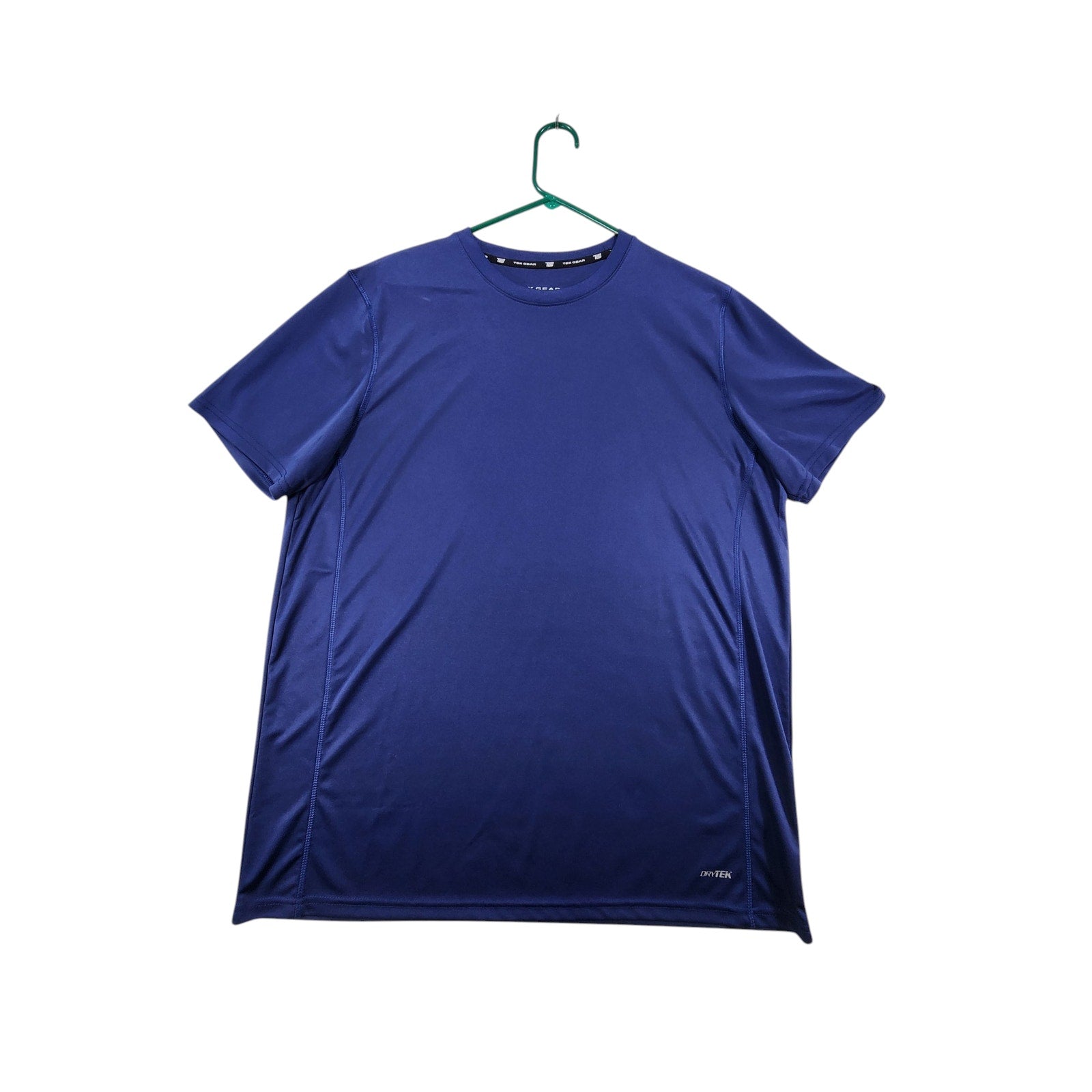 Tek Gear DryTEK Men's Athletic Shirt XL Blue Short Sleeve Performance T Shirt
