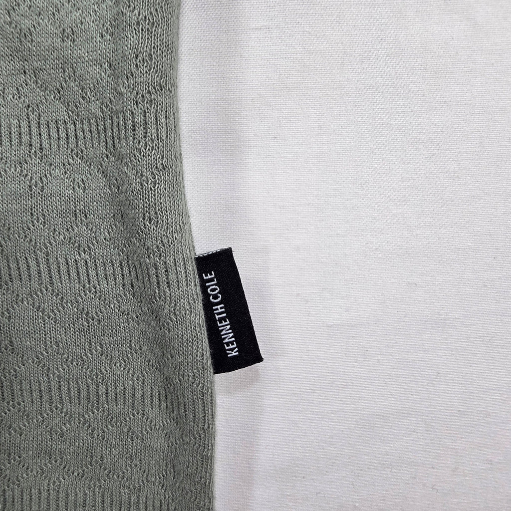 Kenneth Cole New York Men’s Green Textured Knit Polo NWT Size S