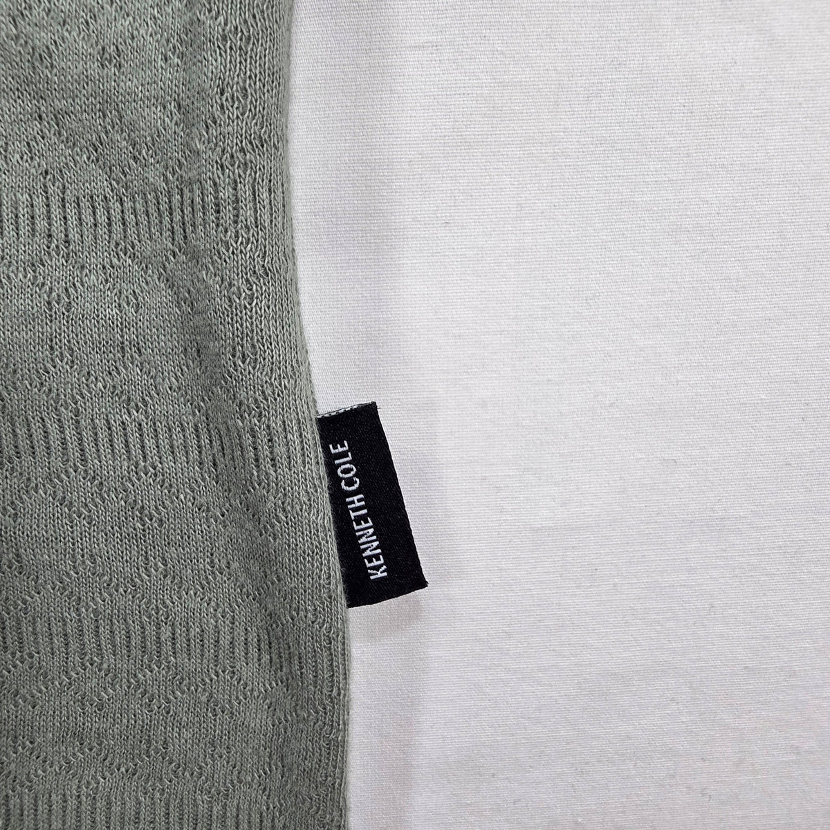 Kenneth Cole New York Men’s Green Textured Knit Polo NWT Size S