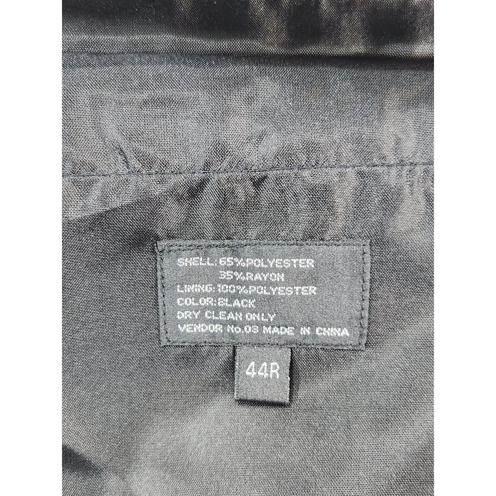 Vittorio St. Angelo Men's Pleated Black Dress Pants 50W NWT Unhemmed