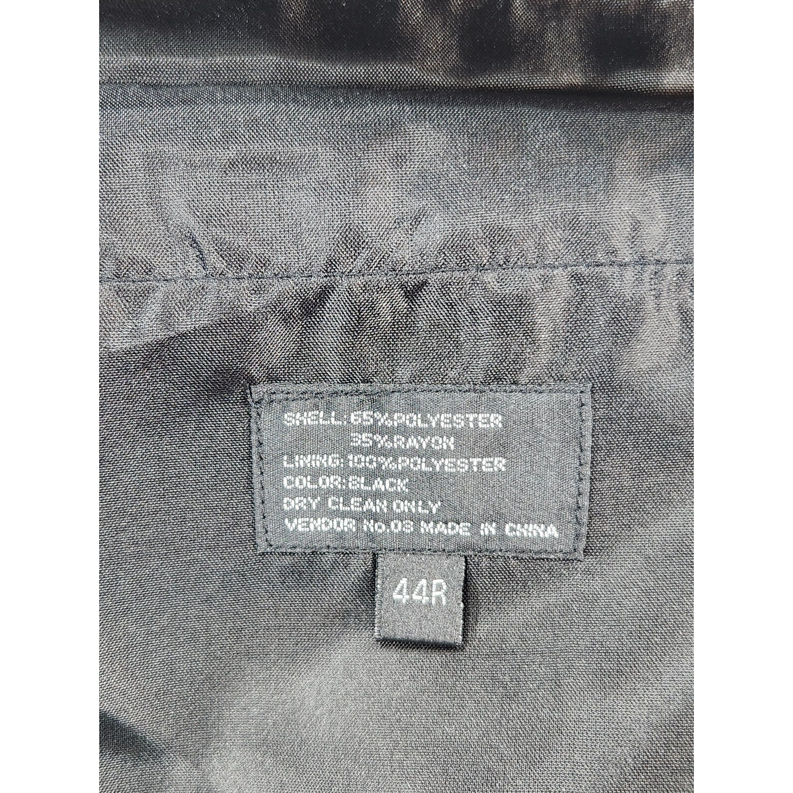 Vittorio St. Angelo Men's Pleated Black Dress Pants 50W NWT Unhemmed