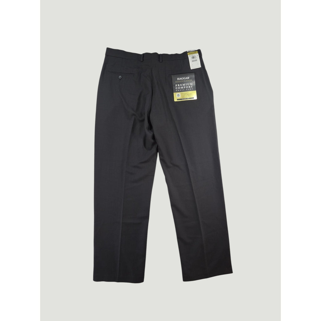 Haggar Dress Pants Classic Fit Charcoal Comfort Mens 36x30 NWT