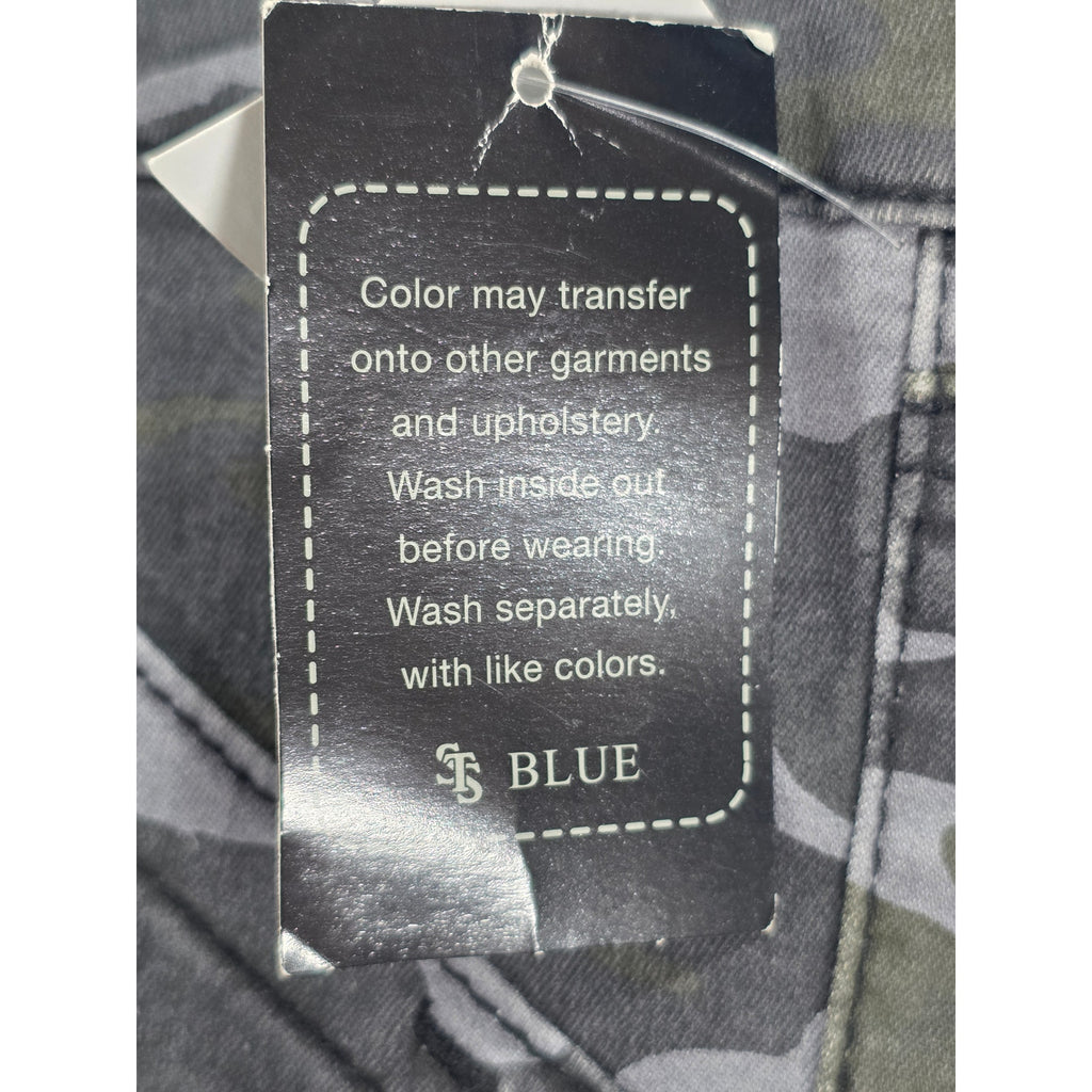 STS Blue Camo Pants Skinny Stretch Womens 13 NWT