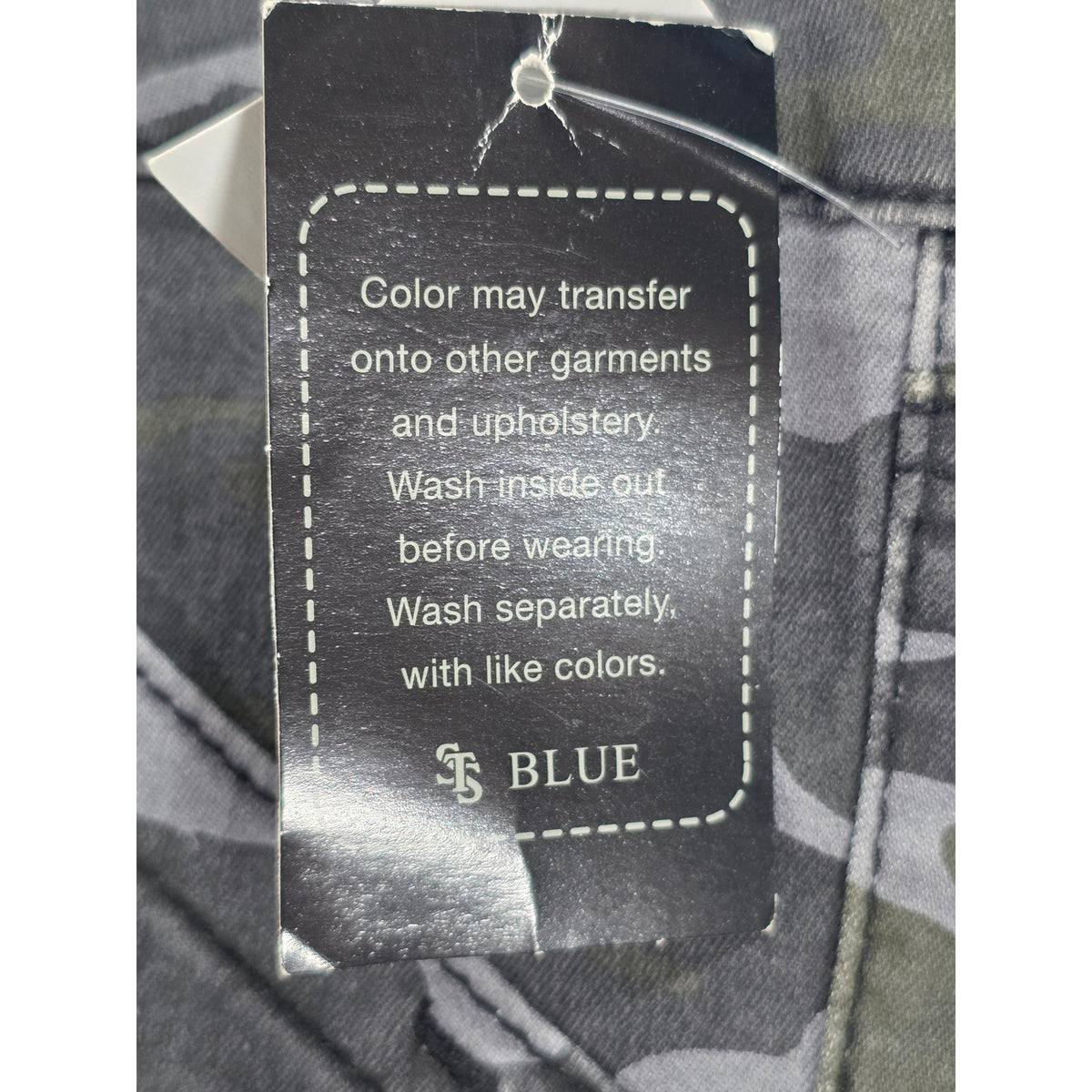 STS Blue Camo Pants Skinny Stretch Womens 13 NWT