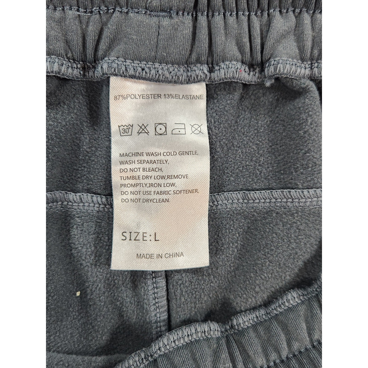 Gymreapers Jogger Pants Mens L 2 Pack Athletic Training Sweatpants Black Gray