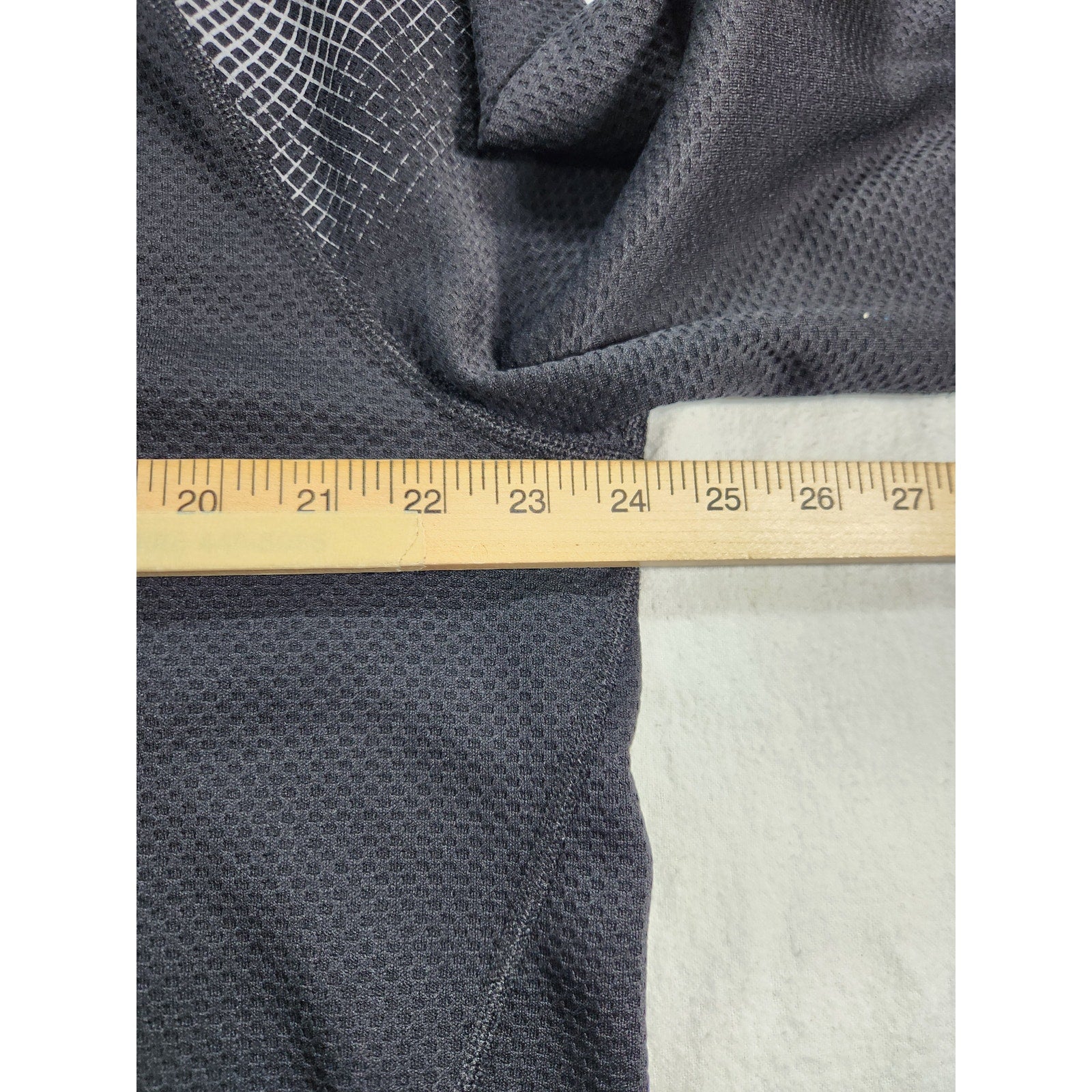 Tek Gear DryTek Men's Black Gray Quarter Zip Performance Pullover XL