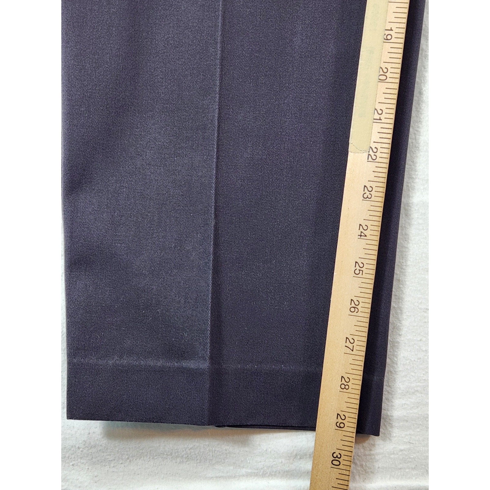 Savane Men's Comfort Waist Black Khaki Pants 36x29