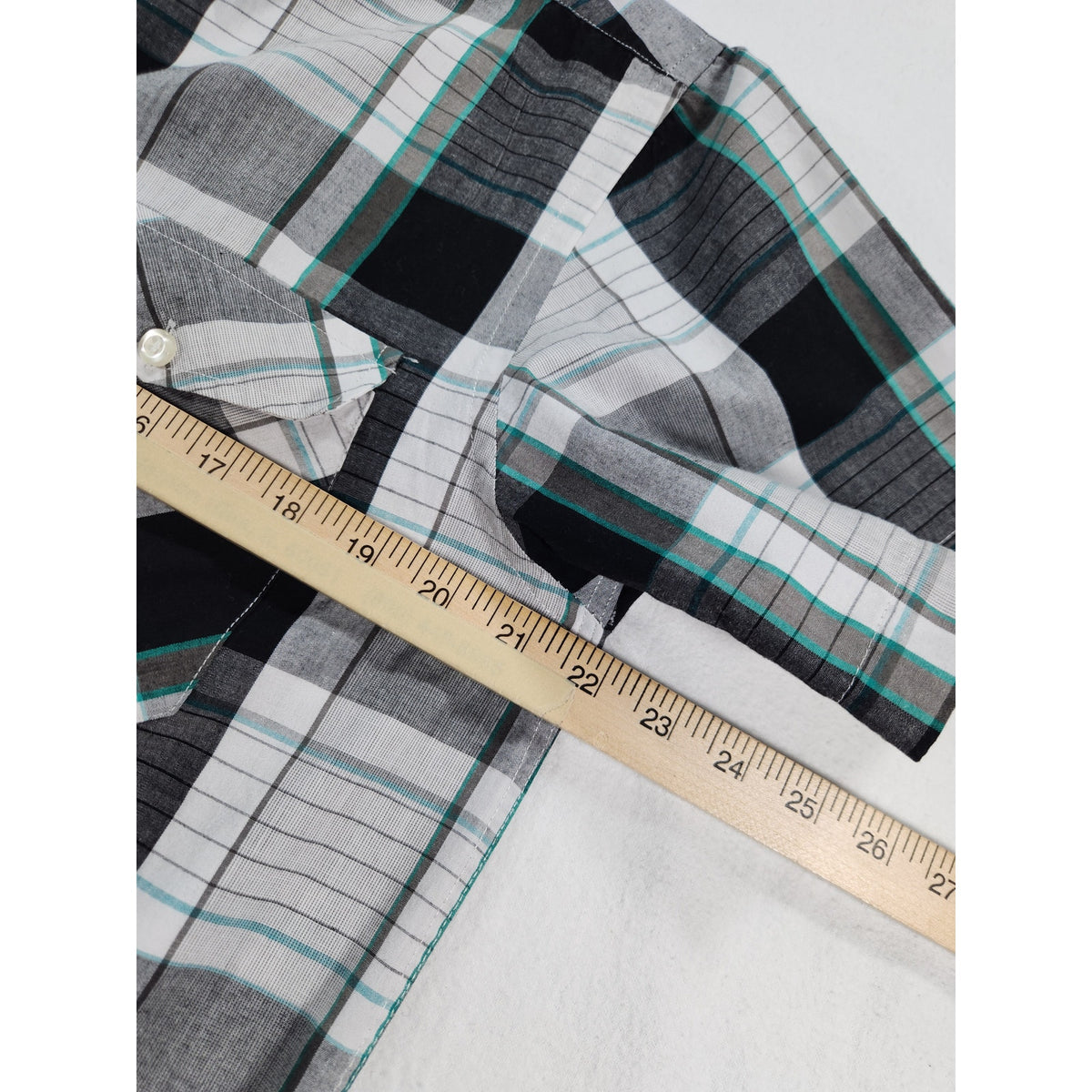 Beverly Hills Polo Club Men's Shirt S Plaid Short Sleeve Western Button Up