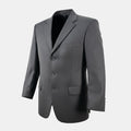 Pronto Moda Italia Eiffel Suit Jacket Mens 42R Charcoal Gray Merino Wool Blazer