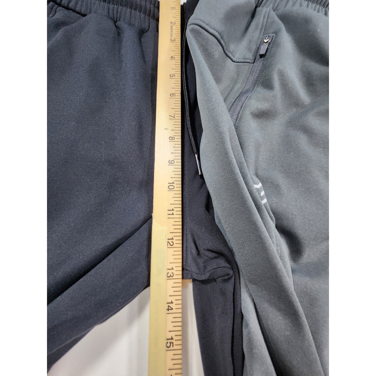 Gymreapers Jogger Pants Mens L 2 Pack Athletic Training Sweatpants Black Gray