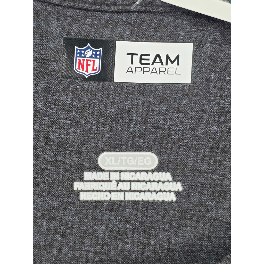 NFL Team Apparel Baltimore Ravens Logo T-Shirt Gray Mens XL NWT