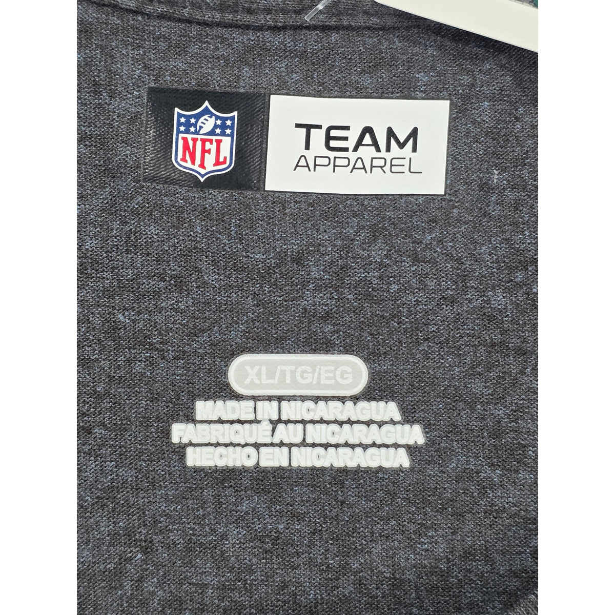 NFL Team Apparel Baltimore Ravens Logo T-Shirt Gray Mens XL NWT