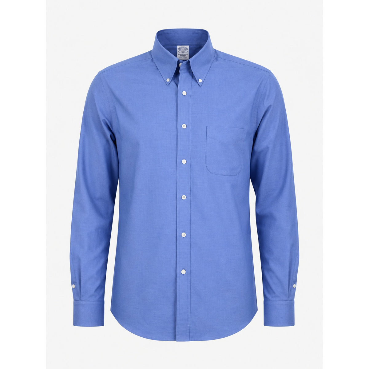 Brooks Brothers 1818 Men's Blue Dress Shirt 16 34/35 Button Down Long Sleeve