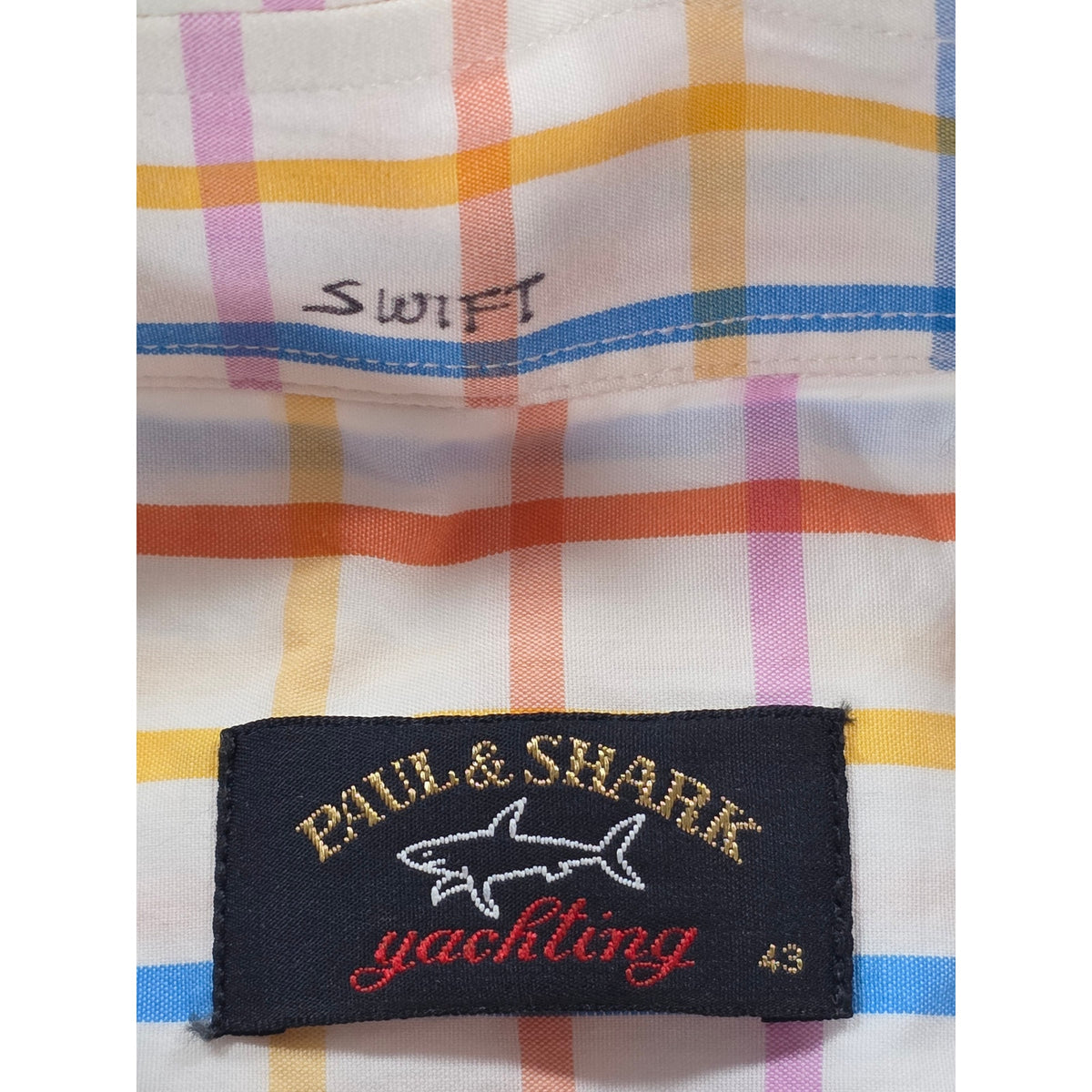 Paul & Shark Yachting Plaid Button Down Shirt – Size L